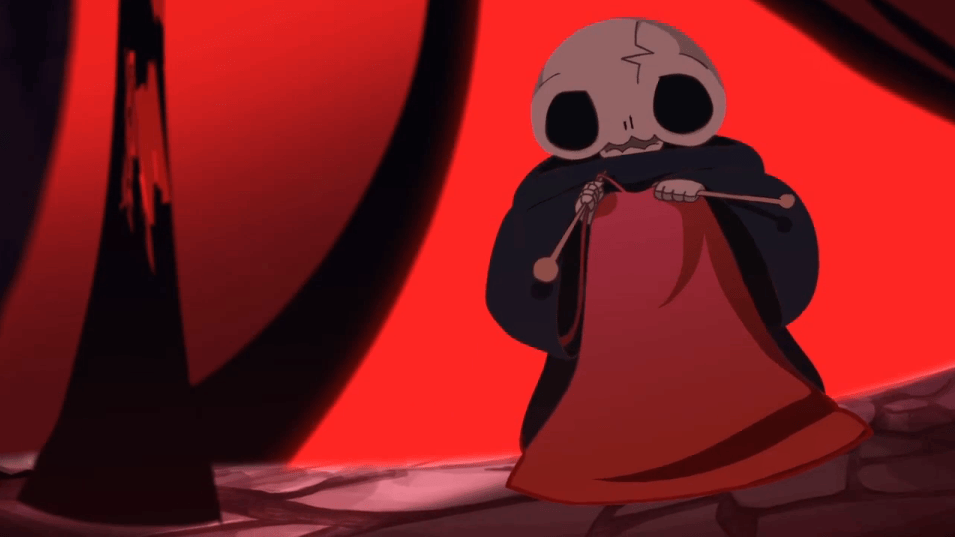 Little Grim Reaper Knitting - AgencyMGR
